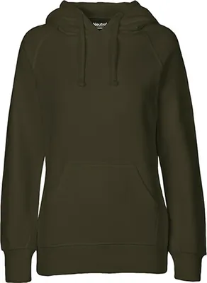 Produktbild von Neutral O83101 | Damen Hoodie / Kaputzenpulli / 100% Fairtrade-Baumwolle - Farbe: Military - Größe: S