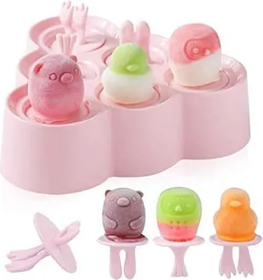 Produktbild von Eiscremeform, Silikon-Eskimoform, Mini-Eiscremeform, Wassereis, Eis-Pop-Form, Popsicle-Sorbet, DIY, wiederverwendbar, Form für DIY-Sorbet-Joghurt