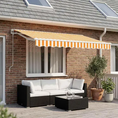 Obrázok produktu pre Maison Exclusive – Markíza, žltobiela, prúžkovaná, 350 cm