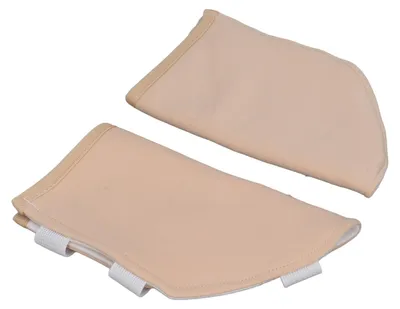 Image de 2 compresses à l'huile de ricin pour les mains, réutilisables et ajustables, bandages de protection pour le poignet contre le syndrome du canal carpien
