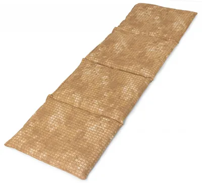 Produktbild von 4-Kammer Rapssamenkissen 20x60cm groß - batik-gold - Wärmekissen & Kältekissen - Kissen mit Rapssamen, batik-gold