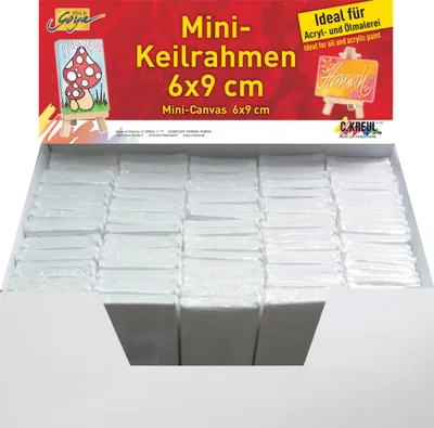 Produktbild von KREUL Mini Keilrahmen SOLO Goya im Thekendisplay Inhalt: 100 Stück
