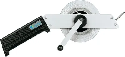 Produktbild von Gabelbandmass GM50B 50m Rahmenbandmaß für Senklotmessung mit langem Aufrollgriff