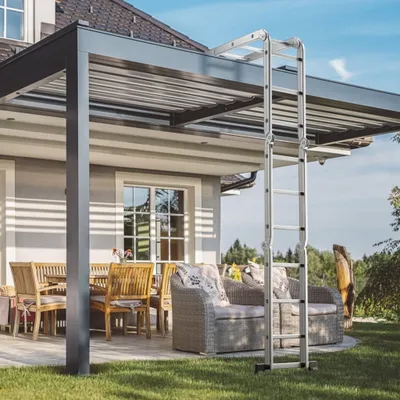 Produktbild von 7-in-1 Aluminium-Mehrzweckleiter, Tragkraft 150 kg