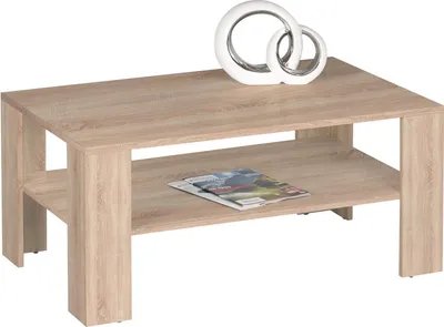 Produktbild von Couchtisch >Randy II< in Sonoma-Eiche - 100x44x60cm (BxHxT)