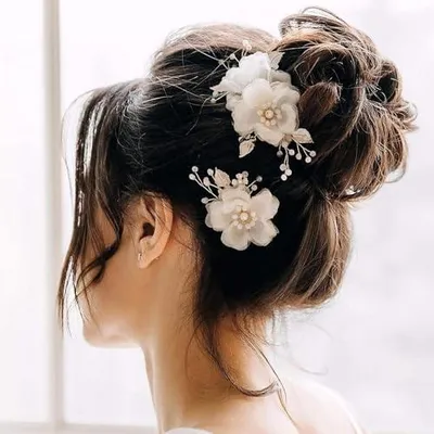 Produktbild von Perlen-Haarspangen für Damen, 2 Stück, für elegante Hochsteckfrisuren