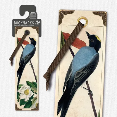 Produktbild von Lesezeichen im Vintage-Stil „Fliegenfänger“ mit Schleife