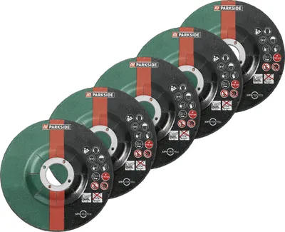 Produktbild von PARKSIDE® Winkelschleiferzubehör 115mm (Schruppscheiben)