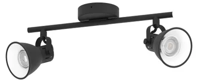 Produktbild von EGLO SERAS 2, Strahler Oberflächenbeleuchtung, GU10, 2 Glühbirne(n), 220-240 V, Schwarz