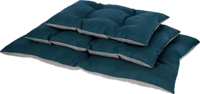 Immagine prodotto di Kerbl Hundeliegekissen Ely grau/petrol 70x45x9cm univ. anwendbar, waschbar 80468