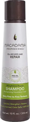 Zdjęcie produktu dla Macadamia Weightless Moisture, 300 ml, Szampon, Profesjonalny, Kobiety, Mocne włosy, Odżywianie, Naprawa, Świecący, Zmiękczający, Wzmacniający, Zwiększanie objętości
