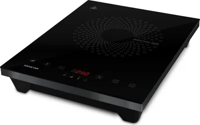 Obrázek produktu pro SENCOR SCP 3601GY Jednoplotýnkový indukční vařič TouchControl, příkon: 2 000 W, teplota: 60 - 240°C, 10 přednastavených stupňů ohřevu v rozsahu 200 – 2 000 W, časovač