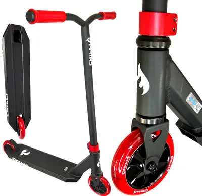 Produktbild von Chilli Pro Base S Stunt-Scooter H=79cm Schwarz/Rot