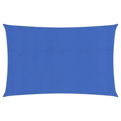 Image de Voile d'ombrage 160 g/m² rectangulaire bleu 3x6 m PEHD