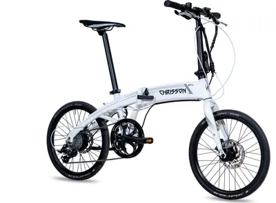 Produktbild von 20 Zoll E-Faltrad CHRISSON EF3 9G SHIMANO Sora & ANANDA 10Ah weiß