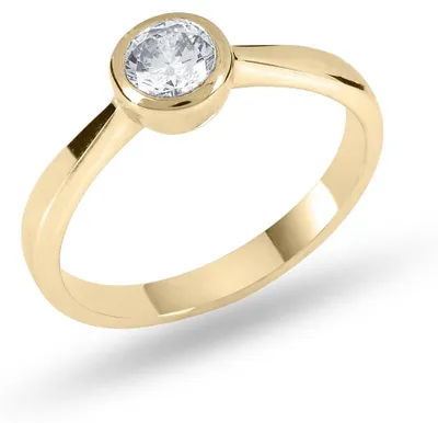 Produktbild von Diamant Solitärring London 0,5ct.Ring size:16