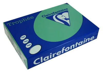 Produktbild von Clairefontaine Trophee 1046C Papier Tannengrün 160g/m² DIN-A3 - 250 Blatt
