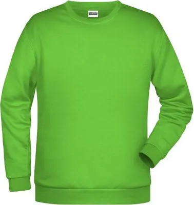 Produktbild von Klassisches Rundhals Sweatshirt für Herren lime-green, Gr. 4XL