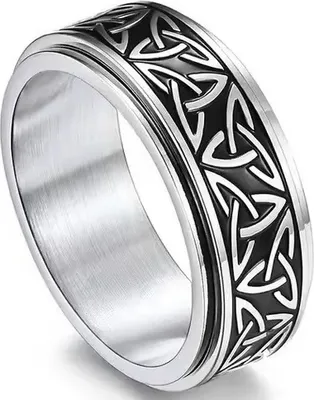 Produktbild von CE-32168 Herrenring Silber/Schwarz 55mm KP32168