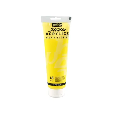 Produktbild von Deckende Acrylfarbe - Primärgelb - 250 ml