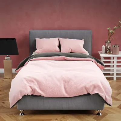 Produktbild von Buymax® Bettwäsche Teddy Plüsch 155x220 cm, 2 teilig, Winterbettwäsche Set, extra warm