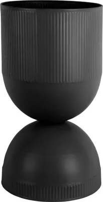 Produktbild von Present Time – Tonar großer Blumentopf – Schwarz