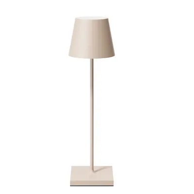 Productafbeelding van SIGOR Oplaadbare tafellamp, USB-C, 38 cm, lichtbeige, 2,2W, FlexMood, 2200K/2700K, IP54, CRI 85, dimbaar