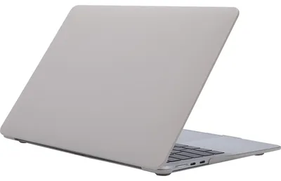 Produktbild von Mobigear Cream Matte Schutzhülle für MacBook Air 15 Zoll (2023-2026), Hartschale, MacBook Case - Grau - Modell A2941 / A3114 / A3241 / A3448