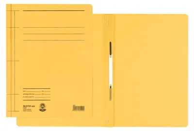 Produktbild von Leitz Cardboard binder, A4, yellow, A4, Gelb, 250 Blätter, 240 mm, 240 x 318 x 1 mm