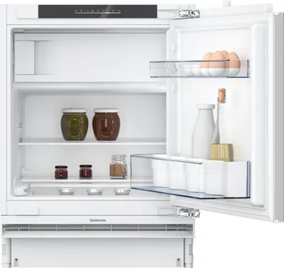 Produktbild von Constructa Unterbau-Kühlschrank mit Gefrierfach 82 x 60 cm Flachscharnier CK202VFD0