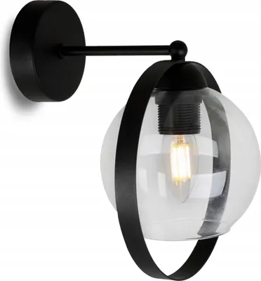 Produktbild von Moderne Lampe Wandleuchte Glasringlampe