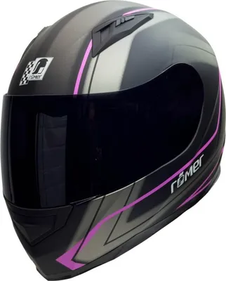 Produktbild von RO201707 - Integralhelm in Schwarz, Pink  Römer Helmets Größe: L,