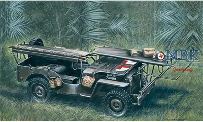 Produktbild von ITALERI IT0326 1/4 ton 4x4 Ambulance Jeep