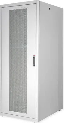 Produktbild von ROLINE 19-Zoll Serverschrank Basic 42 HE, 800x1000 BxT perforiert grau, Freistehendes Gestell, 42U, 600 kg, Ablageschienen, Verstellbare Füße, 113,8 kg