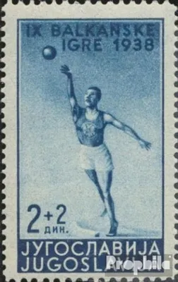 Produktbild von Briefmarken Jugoslawien 1938 Mi 365 postfrisch Balkanspiele
