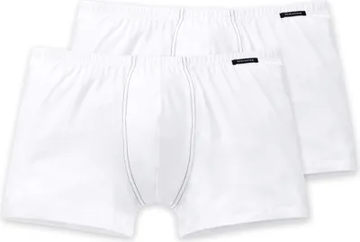 Produktbild von SCHIESSER Baumwolle Essentials shorts (2-pack), wit