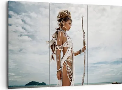 Produktbild von Bild auf Leinwand - Leinwandbild - 3 Teile - Brennen Mann Frau - 165x110cm - Wand Bild - Wanddeko - Wandbilder - Leinwanddruck - Bilder - Wanddekoration - Leinwand bilder - Wandbild - CE165x110-4275