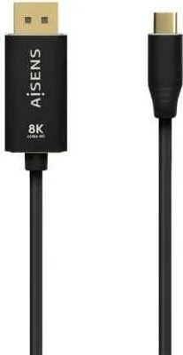 Produktbild von AISENS A109-0687, 1,8 m, USB Typ-C, DisplayPort, Männlich, Männlich, Gerade
