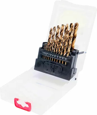 Obrázek produktu pro Sada vrtáků na kov 19ks HSS-COBALT 1-10mm