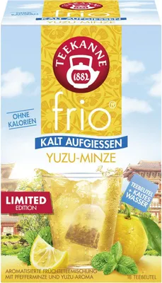 Obrázok produktu pre Ľadový čaj Yuzu Mint 18 tyčiniek