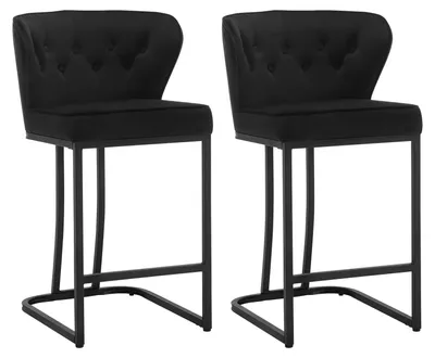 Imagen del producto de Taburete de bar - Taburete - Silla de bar - Taburete de cocina - Silla - Tapizado - Estructura de metal -