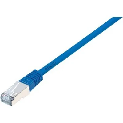 Produktbild von Equip Cat.5e F/UTP Patchkabel, 3.0m , Blau, 3 m, Cat5e, F/UTP (FTP), RJ-45, RJ-45, Blau
