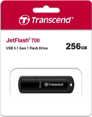 Produktbild von Transcend JetFlash 700     256GB USB 3.1 Gen 1