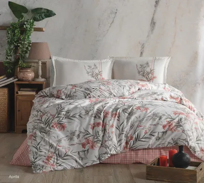 Zdjęcie produktu dla L'Essentiel Linge de Maison, Aprila v1, zestaw poszewek na kołdrę Ranforce Super King (EU) (IT), Biały, 100% BAWEŁNA RANFORCE, 260 x 220 cm