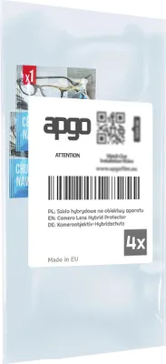 Produktbild von apgo 4 Stück Hybrid Kameraschutz, Kamera-Schutzglas kompatibel mit Tecno Spark 20, Linsenschutz, 9H Härte, Schutz für Kameraobjektiv, Anti-Kratzer, transparent