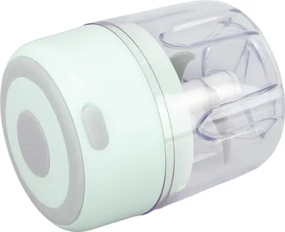 Obrázek produktu pro Mini elektrický sekáček na česnek, velká kapacita, výkonný motor, kuchyňský robot z nerezové oceli 304, 250 ml, zelený