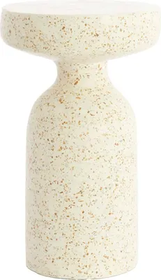 Produktbild von Light & Living - Beistelltisch Moravit - Weiß - Ø32x54cm