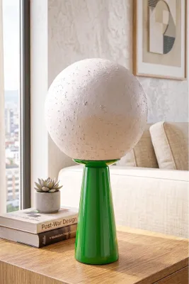 Produktbild von Opviq, Moderne Tischlampe mit Keramikkörper, Grün, Ø12 cm, 1 x E27, IP20