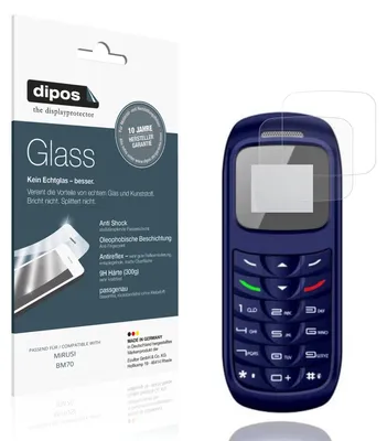 Image de 2x Protection écran pour MiRUSI BM70 mat Verre souple Film Protecteur 9H dipos