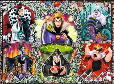Produktbild von Puzzle Ravensburger - Disney Witches, 1000 Teile